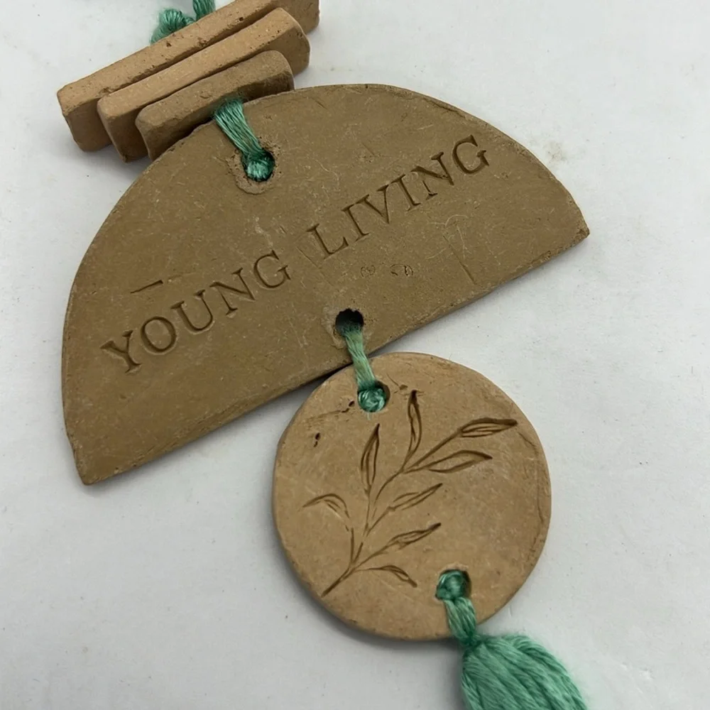 Young Living Clay Essential Oil EO Diffuser Hanging Ornament NIB